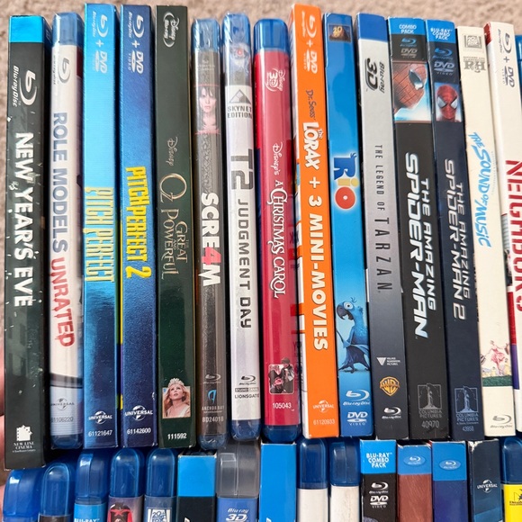 Massive 45-Movie Blu-ray & DVD Collection – Action, Comedy, & Family Hits - Picture 2 of 5